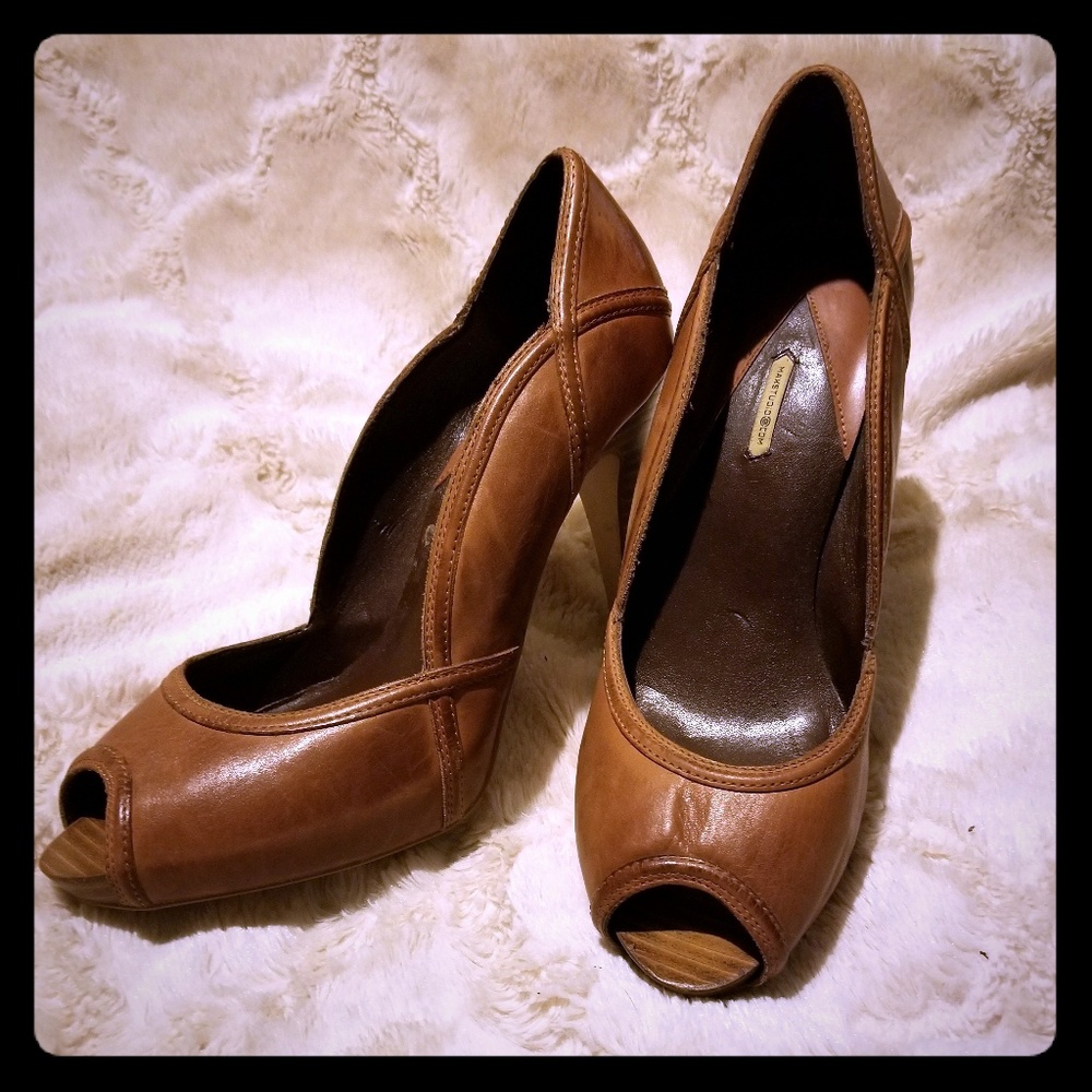 Leather heels
